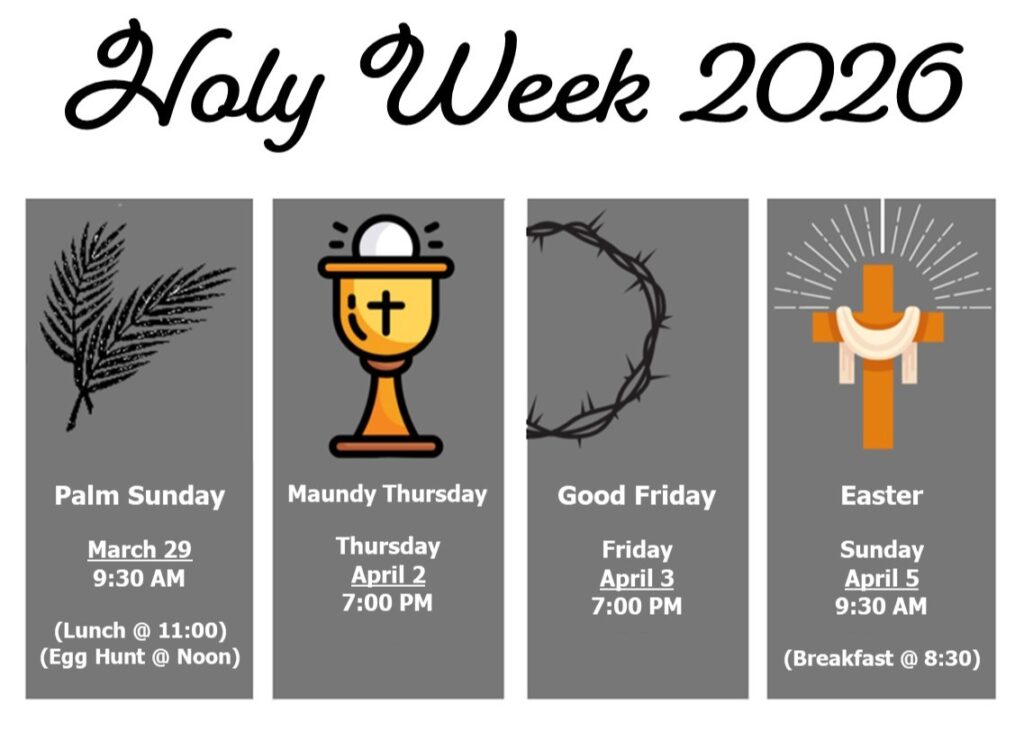 Holy Week Flyer 2026