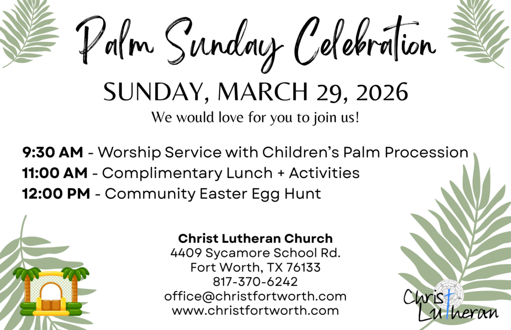 Palm Sunday Celebration